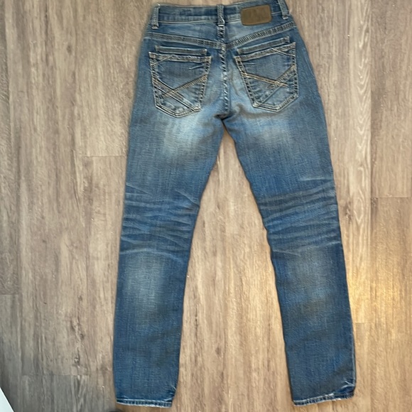 Women’s BKE Buckle Alec Straight Legged mid ride Jeans 26R X 29L - Picture 5 of 7